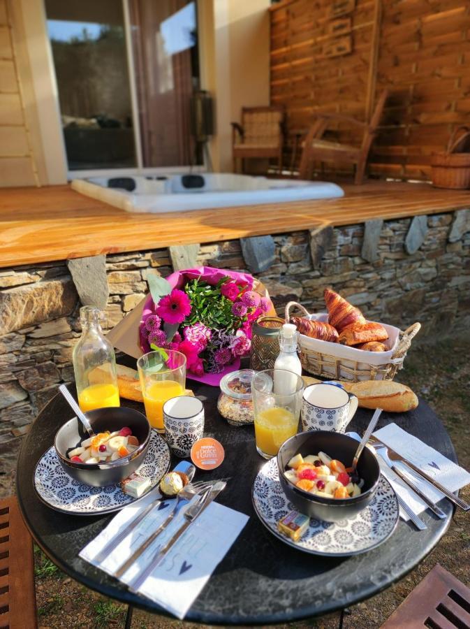 Magnifique Cottage Haut De Gamme Avec Jacuzzi L'Attrape Reve Les Plantiers Exterior photo