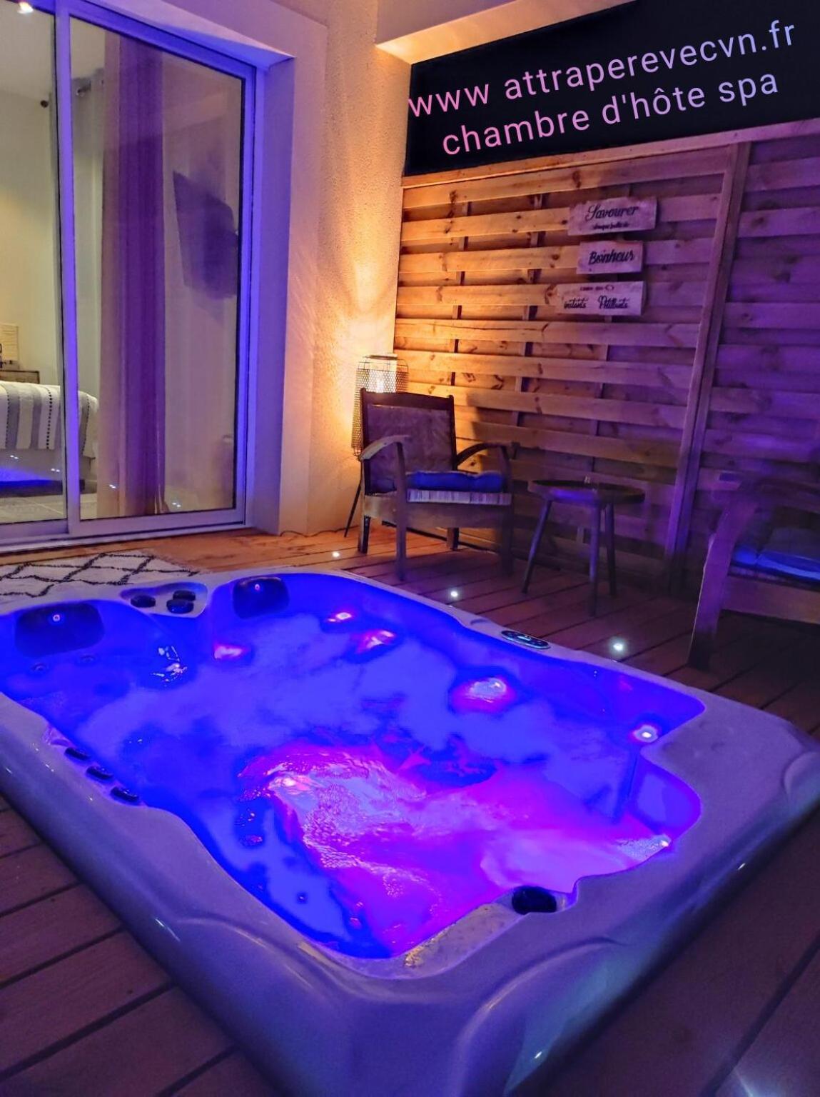 Magnifique Cottage Haut De Gamme Avec Jacuzzi L'Attrape Reve Les Plantiers Exterior photo
